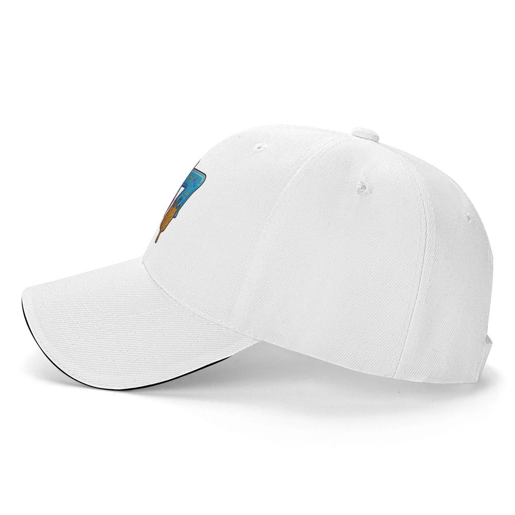 Funny Number Six Seven Ice Cream Drip Meme 67 Sun Baseball Cap Summer Y2k Cute Trucker Hat For Men Outdoor Sport Baseball Caps