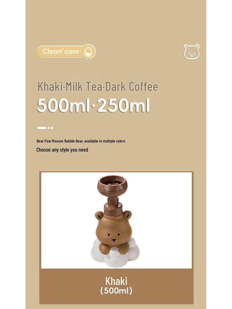 Large Capacity Korean Mousse Foam Dispenser for Hand Soap, Shampoo, Shower Gel & Lotion