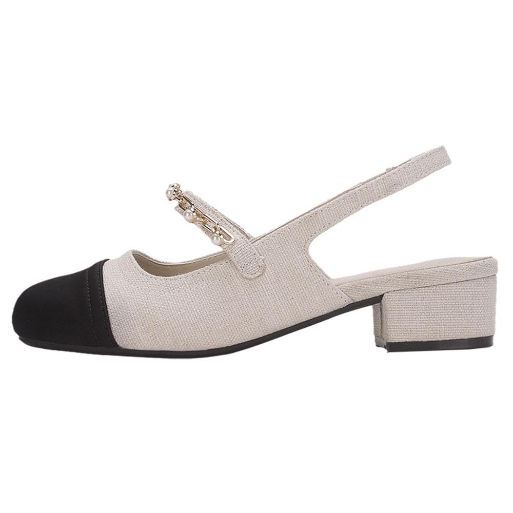 

Новые милые женские босоножки-мюли весна-лето мода жемчужные прогулочные удобные свадебные туфли 41