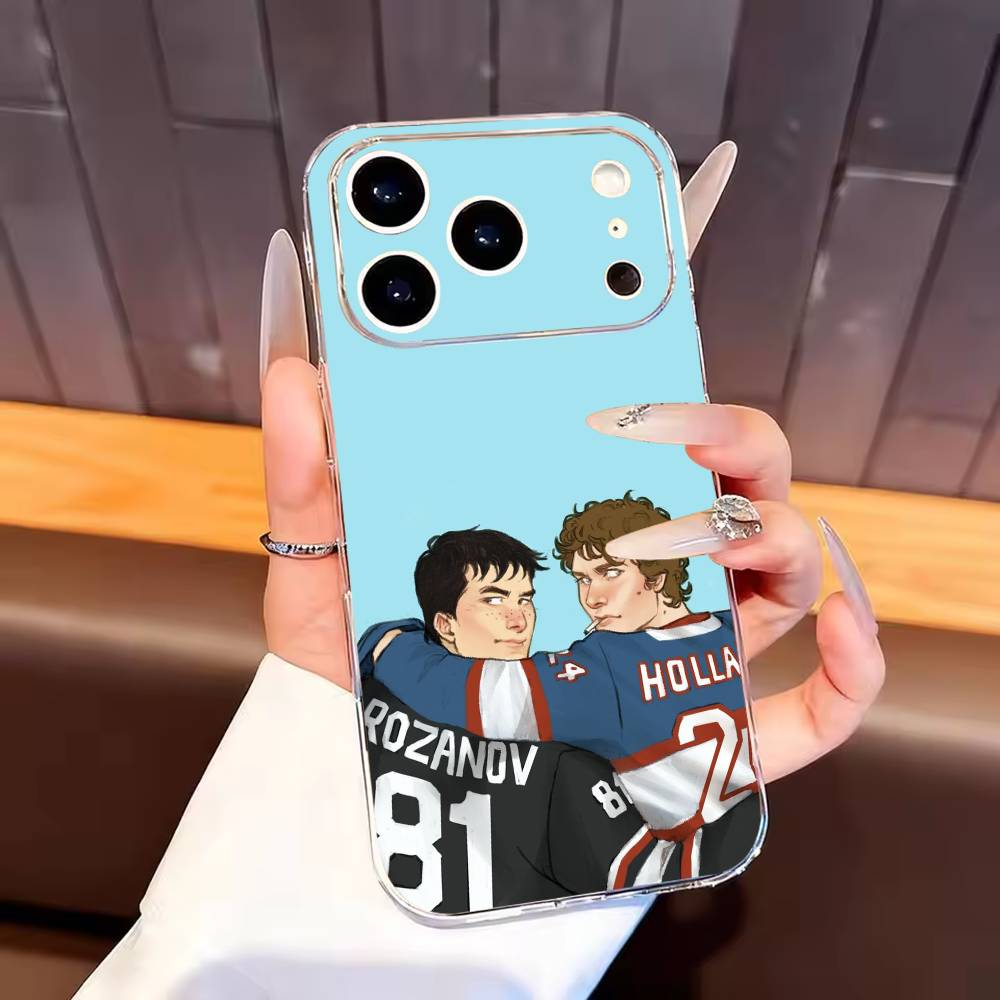 H-Heated R-Rivalry Phone Case For iPhone17,16,15,14,13,12,11 Plus,Pro Max Soft Transparent Cover iPhone15pro