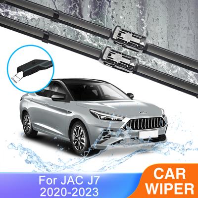 For JAC J7   2022 2023 Wiper Blades Brushes Cutter Windshield Windscreen Windows Auto Cleaning Replacement