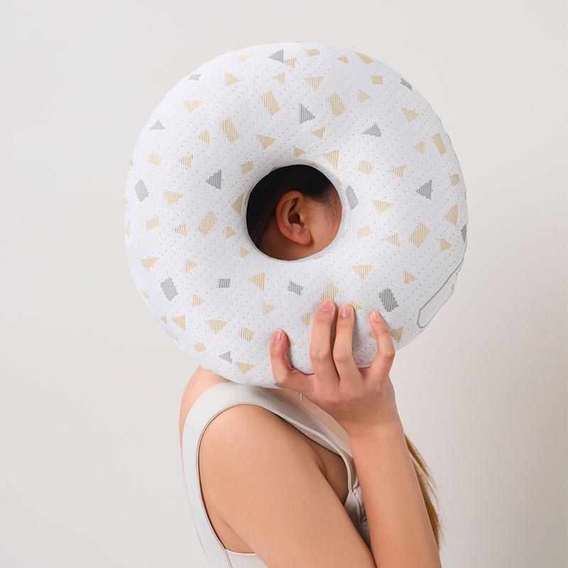 Ear Piercing Pillow with an Ear Hole Sleeping Pillow Ear Guard Pillow for Side Sleepers CNH and Ear Pain Ear Inflammation
