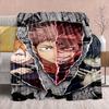 Jujutsu Kaisen Anime Flannel Blanket - Soft Warm Perfect for Sofa, Bedding Camping Travel Office Home Decor -QJY