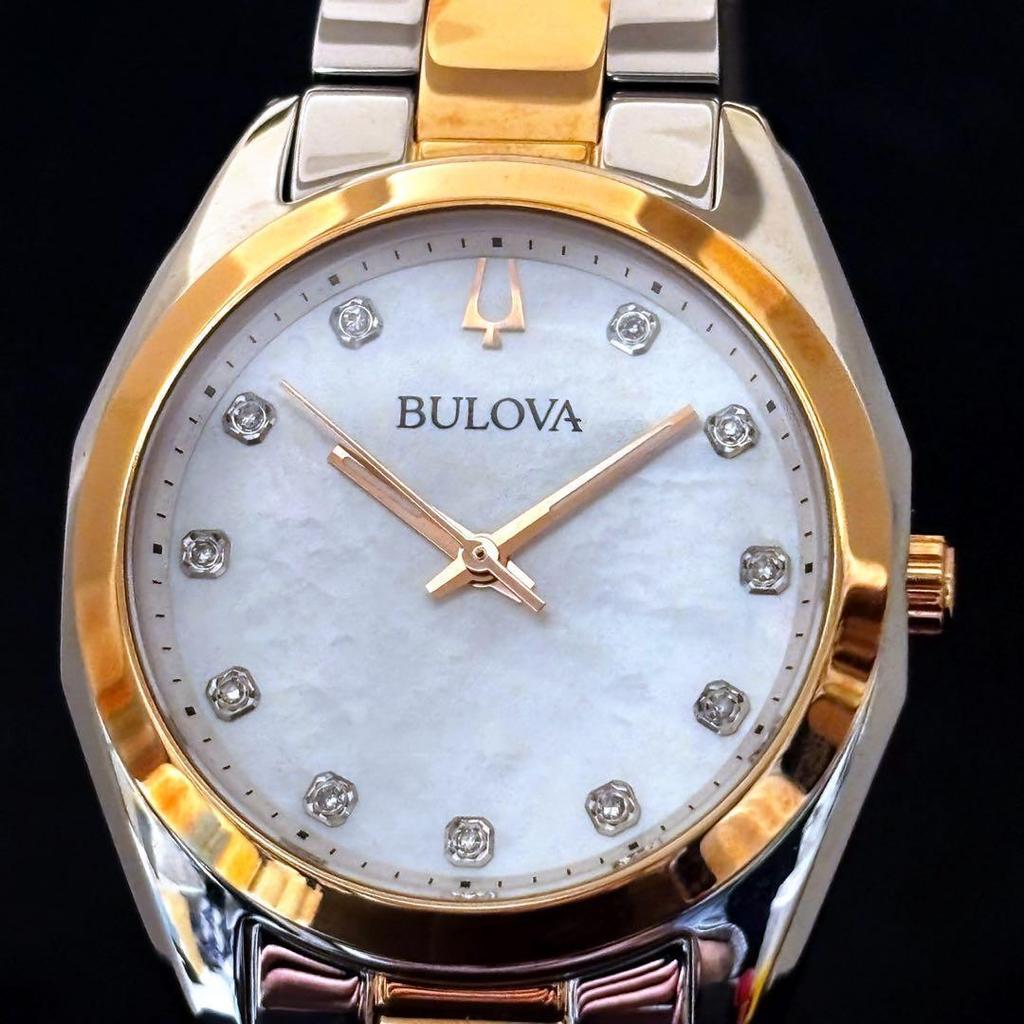 Used [Noble] BULOVA/Bulova/Ladies' watch/Diamond/Beautiful/For women