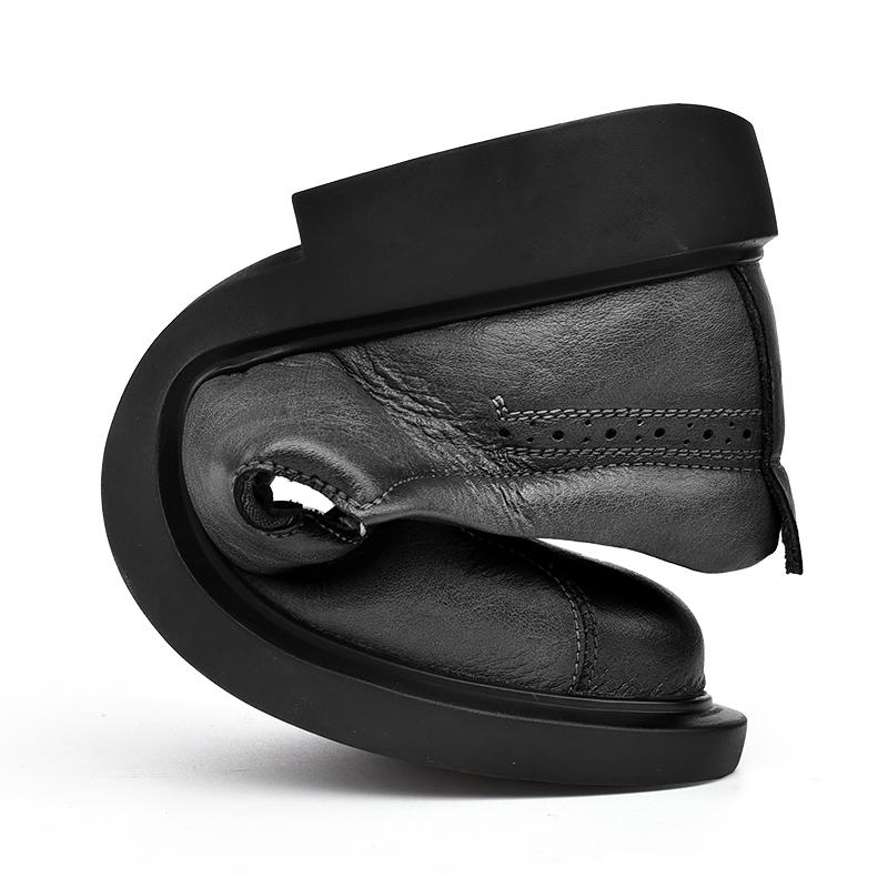 Fashion Men's Leather Shoes Slip on Dress Shoes Wedding Shoes