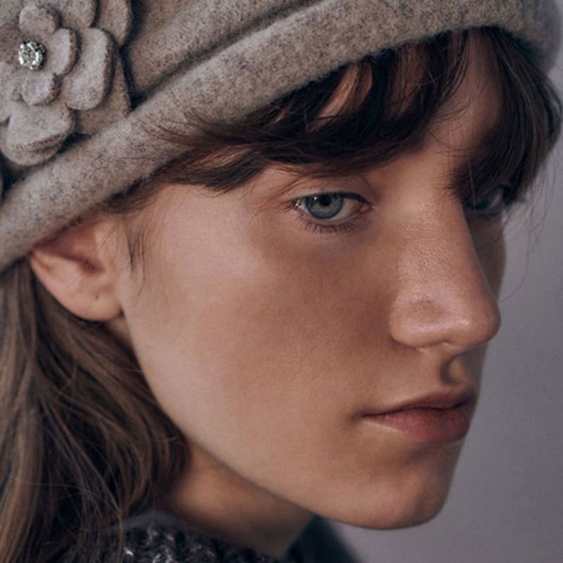 

SHINJEO Wool Flower Beanie FREE