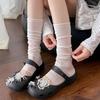 Summer Thin Foot Socks Cover Women'S Ballet Wind Curling Through Meat Solid Color Half-Palm Socks Korean Gray Calf Stacking Socks