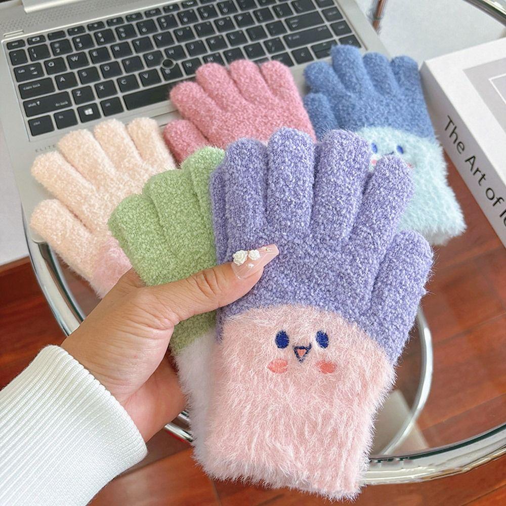 Coldproof Kids Winter Gloves Windproof Baby Gloves for 7-15 Years Old Baby Boys Girls