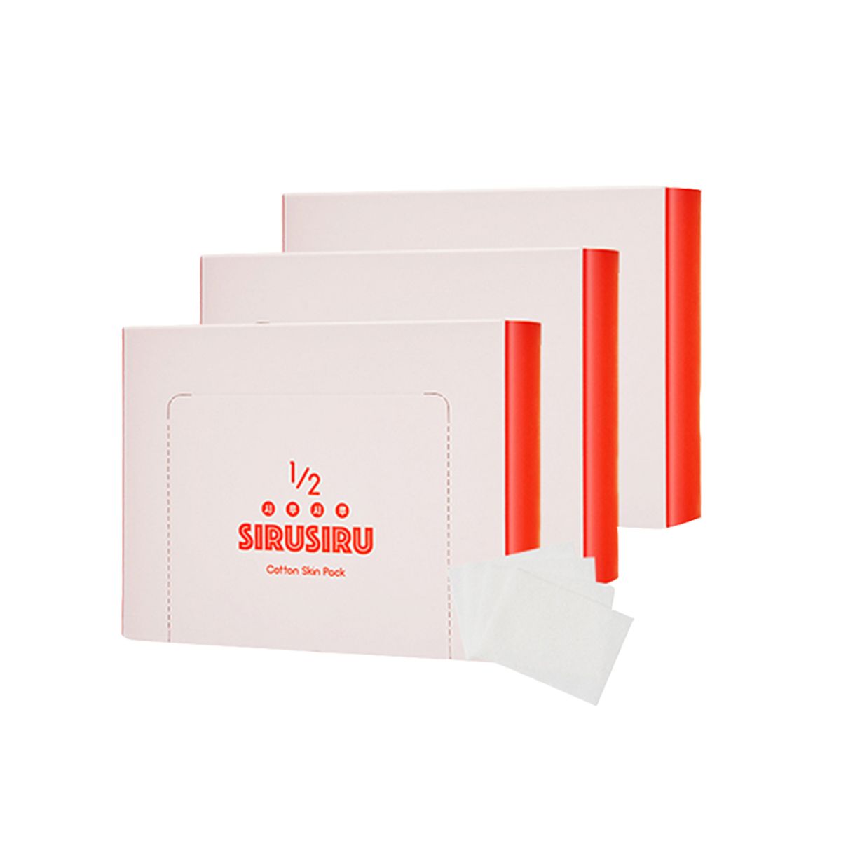 Dr. Age 1/2 Sirusiru Cotton Pads 120 Sheets (3 Packs)