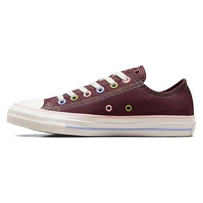 Chuck Taylor All Star Classic Langlebig Atmungsaktiv Low Top Canvas Schuhe Damen Sneaker Braun A04639C