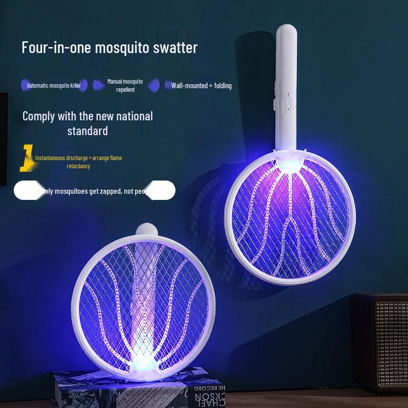 Rechargeable Electric Mosquito Swatter with Lithium Battery Mosquito Repellent - Fly Killer and Mosquito Killer.