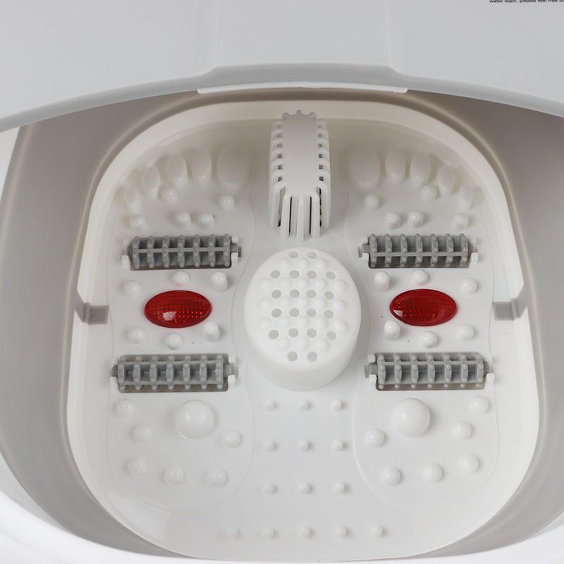 Automatic Heated Foot Bath with Magnetic Therapy, Air Wave Massage, and Infrared Relaxation