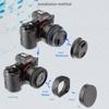 Haoge Bayonet Square Metal Lens Hood for Sony FE 40mm F2.5 G Lens FE 2.5/40 G(SEL40F25G) with Metal Cap