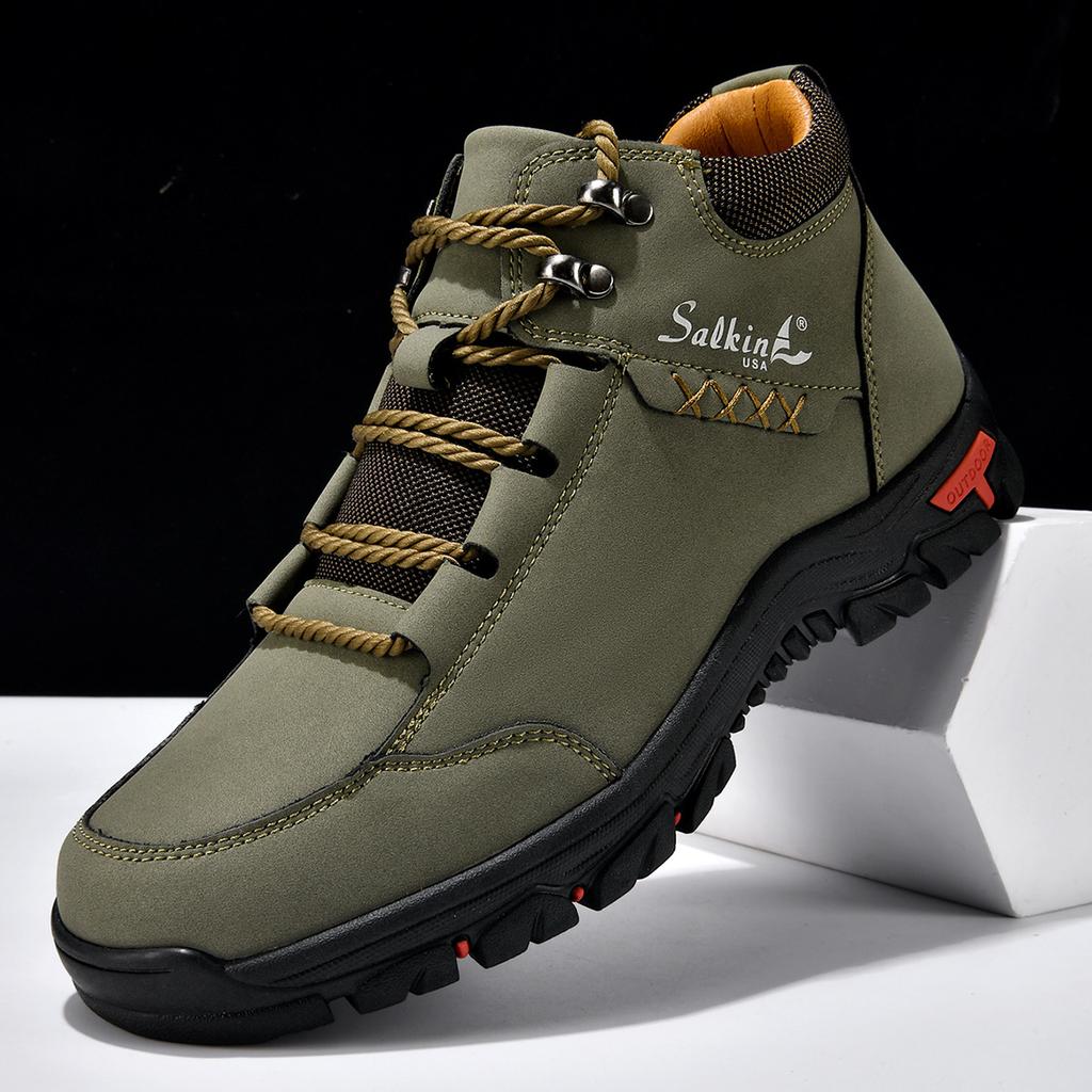 Independent Station Popular Men's Outdoor Casual Shoes British Retro 2025 Direct Supply Patented Latex Insoles