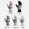 Thickened Winter Gloves Touchscreen Finger Separated Warm Gloves Cute Knitted Gloves  Autumn Winter