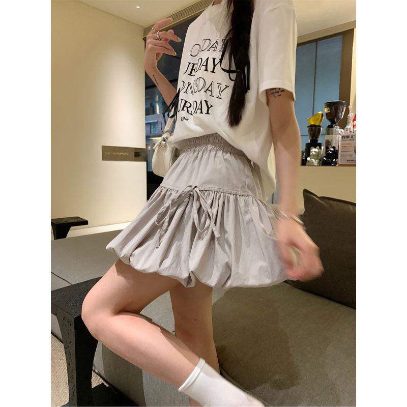 Women's Summer Sweet Style Bud Skirt Bow Bandage
