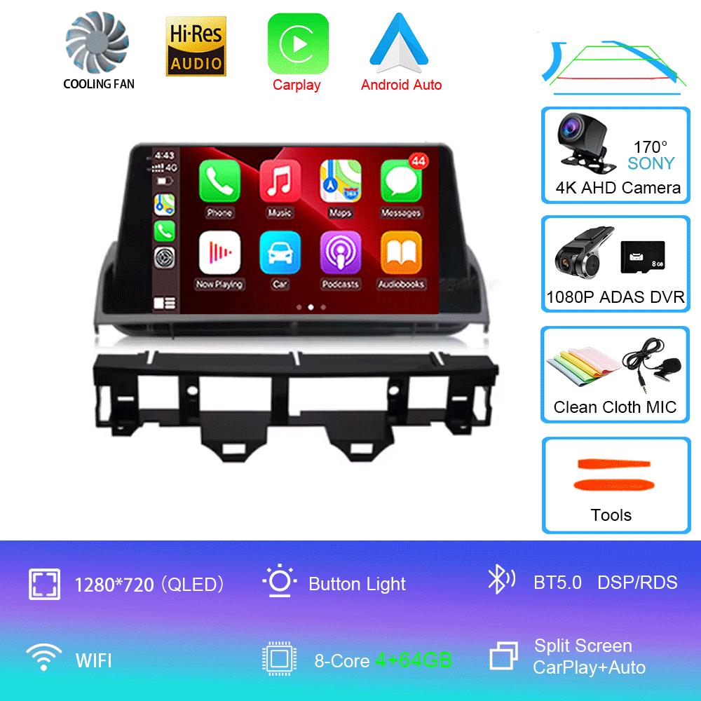 9 Inch For Mazda 6 2007 2003 2004 2005 2006 2002 - 2015 Multimedia Car DVD Player Navigation GPS Radio Wifi BT 4G LTE 128G Andro