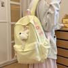 Schoolbag Japanese Ins Campus School Bag Female Junior High School Student High School Student Backpack Simple Embroidery High Value Student Backpack