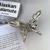 Trend Full Rhinestone Hollowed Out Butterfly Hair Clips Retro Pearl Tassel Ribbon Hair Claws Hairpins For Women Hair Accessories