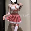 Erotic Underwear Sexy Maid Dress jk checkered Pure Desire Role-playing Nightclub Uniform Seductive Set 1419