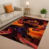 HD Cartoon Murder Drones V Uzi Robot Living Room Non Slip Area Rug Soft Carpet for Bedroom Playroom Sofa,Easy Clean Home Doormat