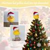 Yellow Duck Christmas Tree Topper Decoration Reusable 3D Spring Duck Xmas Tree Top Ornament Christmas Party Supplies