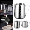 With Scale Milk Frothing Jug Stainless Steel Frother Pitcher Household Latte Art Cup  Barista