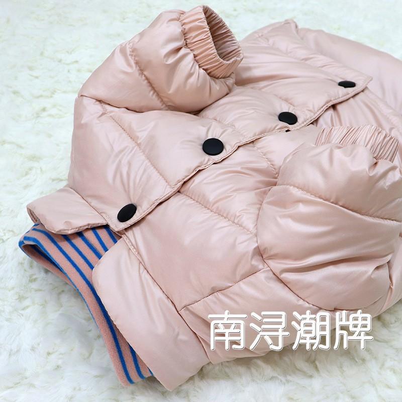 Thick Warm Cotton Dog Coat French Bulldog Pug Short Body Breeds Winter Pet Clothing In Solid Colors M-XXXL