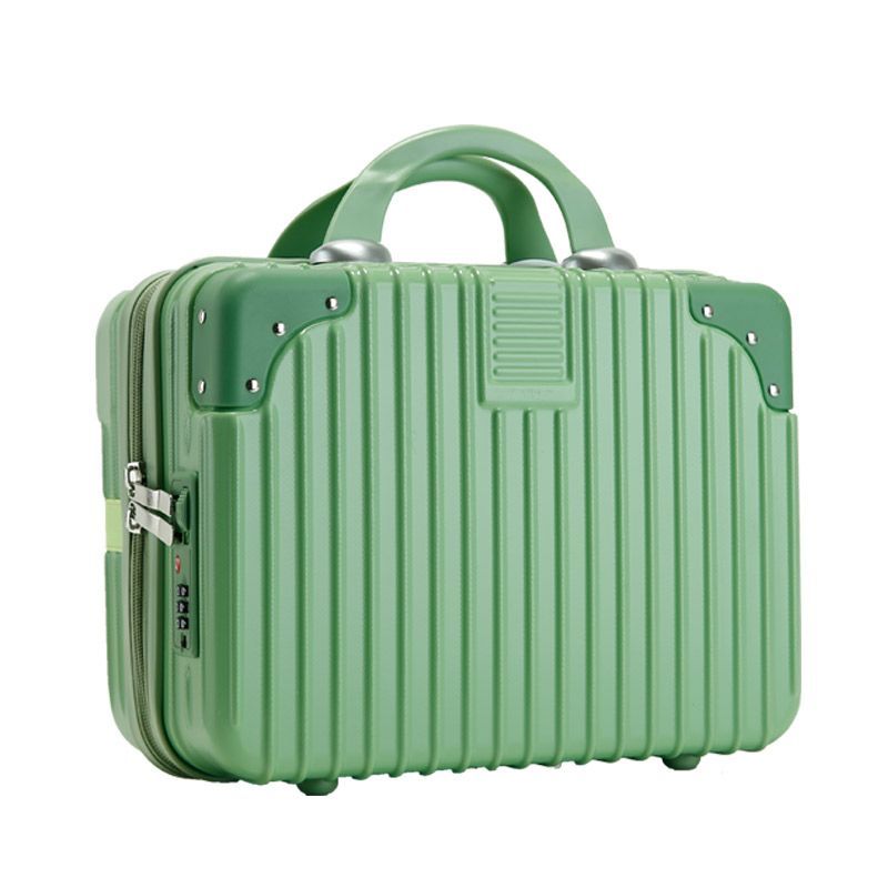 14palcové kosmetické pouzdro Úložná krabička na make-up Zámek s heslem taška na make-up Organizér Kufr Přenosný do ruky Cestovní pouzdro na zavazadla