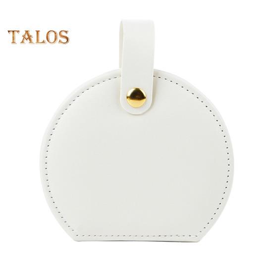 Schmuckschatulle für Ohrringe und Ringe, Organizer, doppellagig, mehrere Fächer, wasserdicht, kompakte, tragbare Aufbewahrungsbox in Minigröße