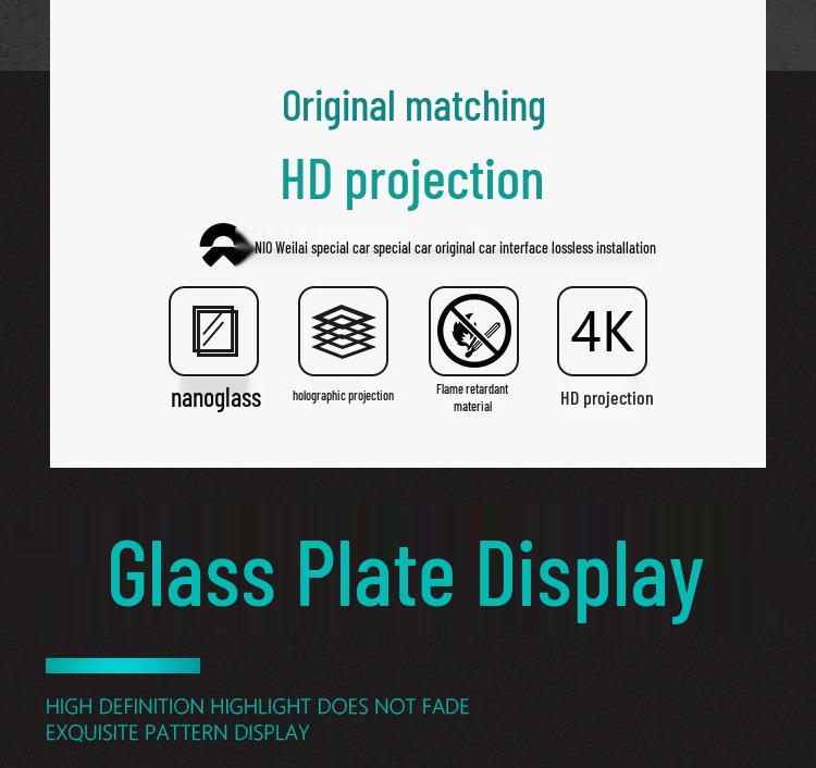 NIO Welcome Light for EC6/ES6/ES8 - Car Door Atmosphere Laser Projection & Ground Light Decoration