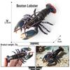 Ocean Crab Simulation Toy Set: Includes Hermit, Swimming, and Three-Spot Plastic Models