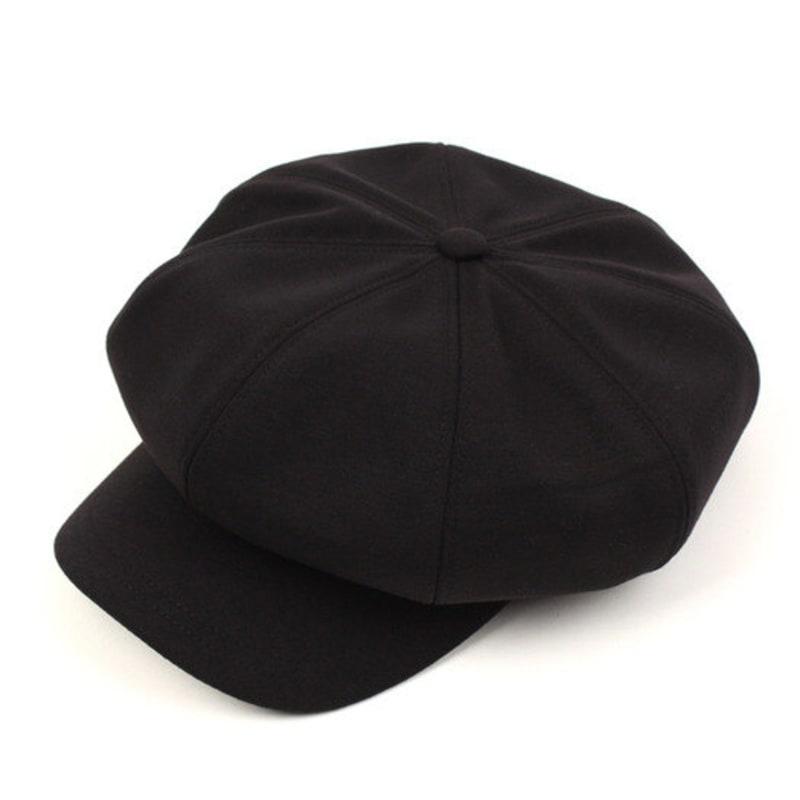 Universal Chemistry Wool Black Belted Newsboy Cap