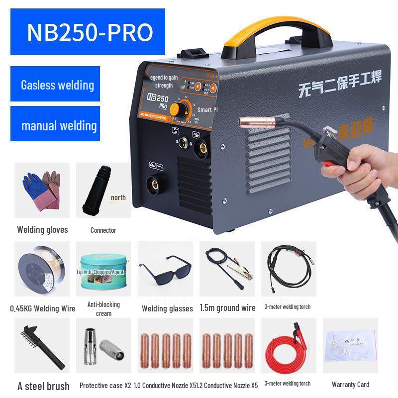 

Multi-functional No-Gas MIG/TIG Manual Welding Machine for Home Use