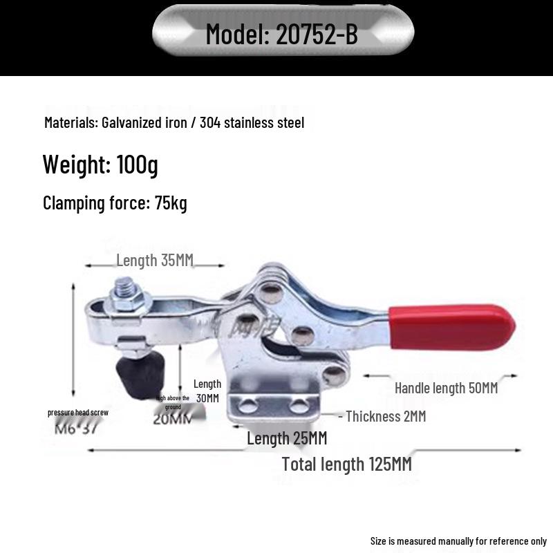 XB-203F Durable Quick Clamp Fixture for Machine Tools