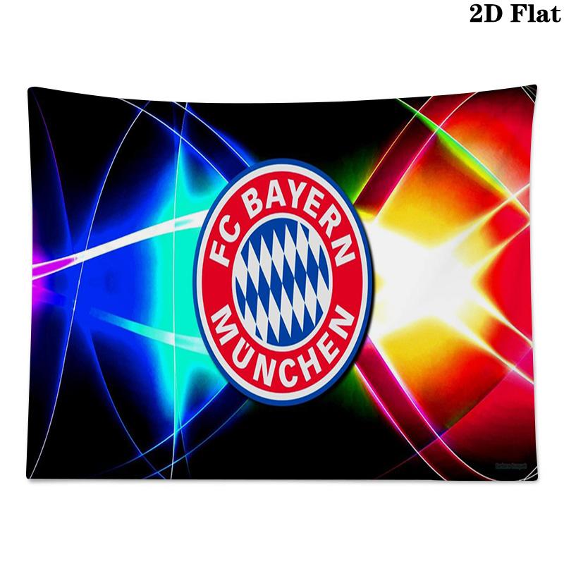 FC Bayern Munich Wall Tapestry Aesthetic Wall Hanging Printed Fabric Blanket Decorative Tapestries for Bedroom Living Room Home Decor