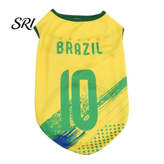 Breathable Pet Shirt Soccer Jersey Dog T-Shirt Tank Top Sleeveless Summer Football Mesh Apparel Game Day Outfit for Small Medium Large Dogs 3XL
