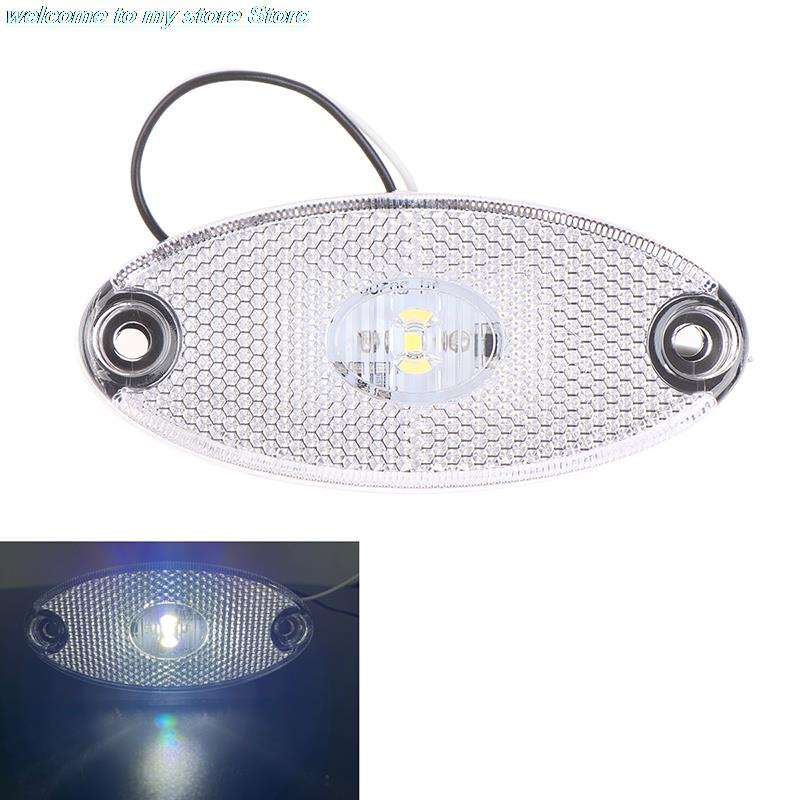 1 Stück 12-24V LED Seitenmarkierungsleuchten für Anhänger LKW Wohnwagen Begrenzungslicht Lampe LKW Bernstein und Weiß