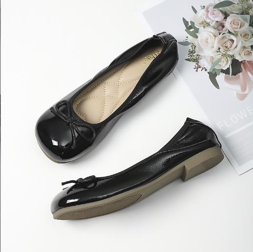 Fashion Brand Designer Women Mary Jane Shoes 2025 Fashion Round Toe Ladies Comfort Soft Sole Flats Women's Comfort Ballerinas Shoes 43