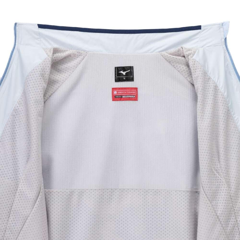 Atmungsaktiver Thermo-Wärmer Trainingsgröße S Jacke, Feuchtigkeitsableitend, Wärmeerzeugend, Wasserabweisend, Winddicht, Gebürstet, Weiß, (Produktcode 32MEB541)