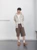 Gijunmaen Rivet Edge Bermuda Shorts Brown