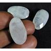 12X21MM Natural Rainbow Moonstone Briolette Cut Oval Gemstone 3 Pcs Lot RML-503
