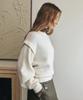 ARTID Merino Wool Sleeve Point Knit_Ivory