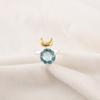 Sky Blue Topaz Gemstone Sterling Silver New Stackable Daughter Gift Promise Ring RR-58-6