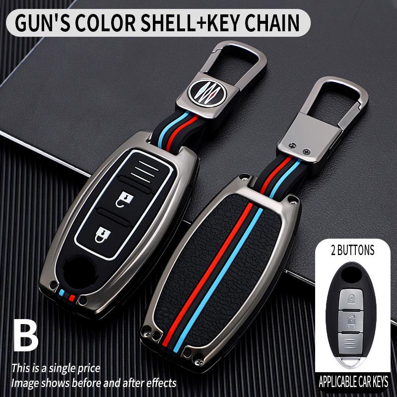 Car Key Case CoverProtective Shell Fob for Nissan Qashqai X-Trail T32 T31 Juke J10 J11 Kicks Tiida Pathfinder Note for Infiniti