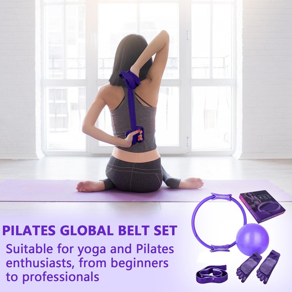 Yoga Pilates Circle 13-piece Fitness Set Home Exercise Novice Yoga Equipment Accessories