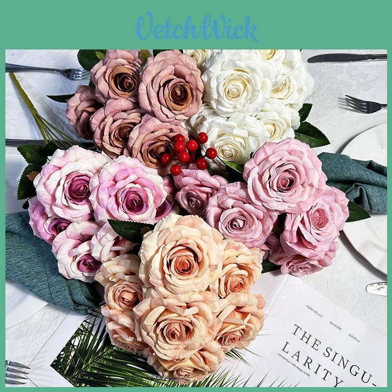 Elegant Faux Rose Wedding Props Decoration For Party And Home Decor