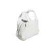 Adidas Originals Trefoil Casual Sports Two-Way Zipper Closure Synthetic Leather Tote Bag Women Tote Bag White GT5908