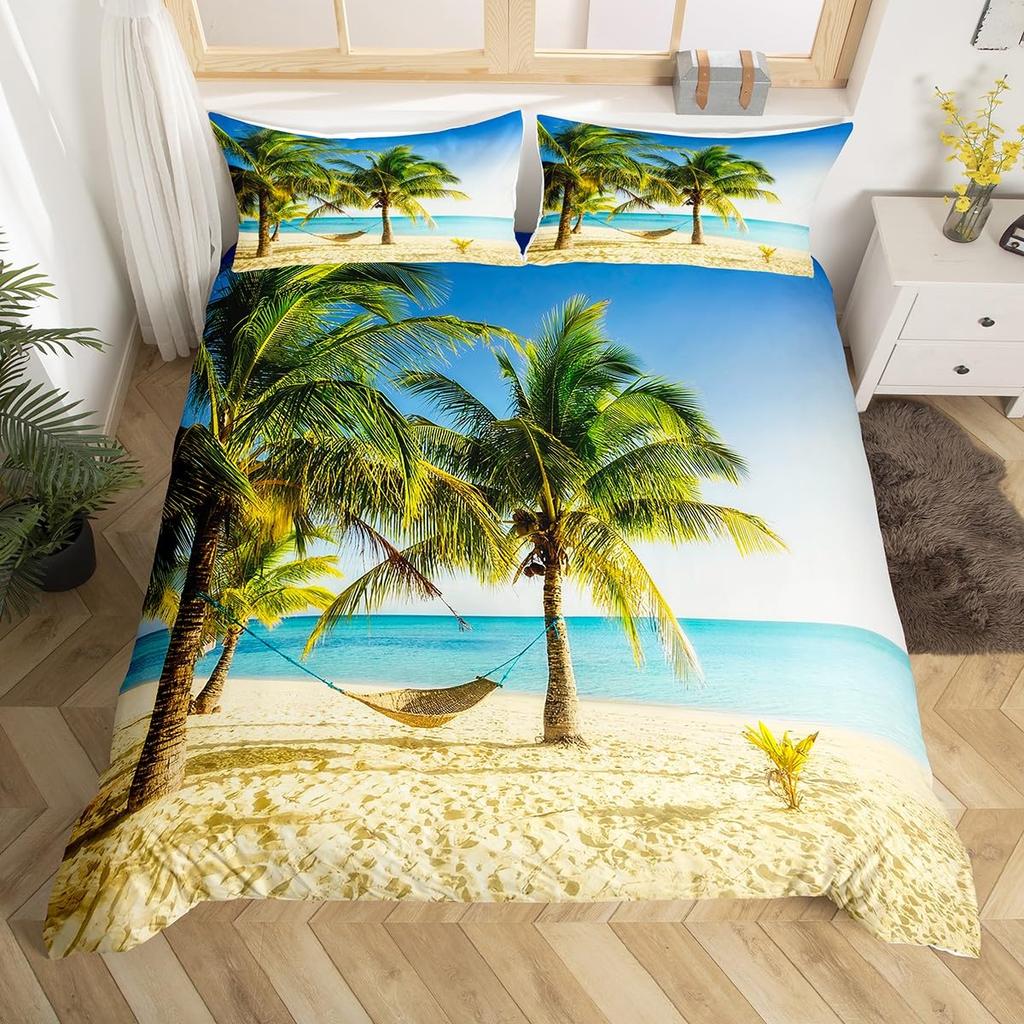 Summer Theme Duvet Cover For Teens Adults Duvet Cover Queen Lightweight Down Room Decor 2 Pillowcases 1 Duvet Cover No Comforter