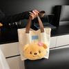 New Cute Panda Doll Bag Shoulder Bag Canvas Bag Large Capacity Tote Bag Underarm Bag Plush Bag